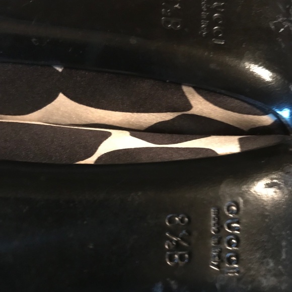 GUCCI BLACK DOTTED CLASSIC HORSE BIT CRYSTAL PUMPS - Picture 6 of 8